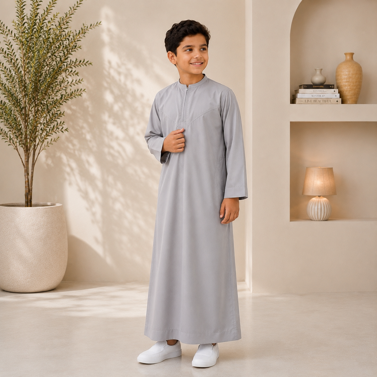 Boys Grey Jubba