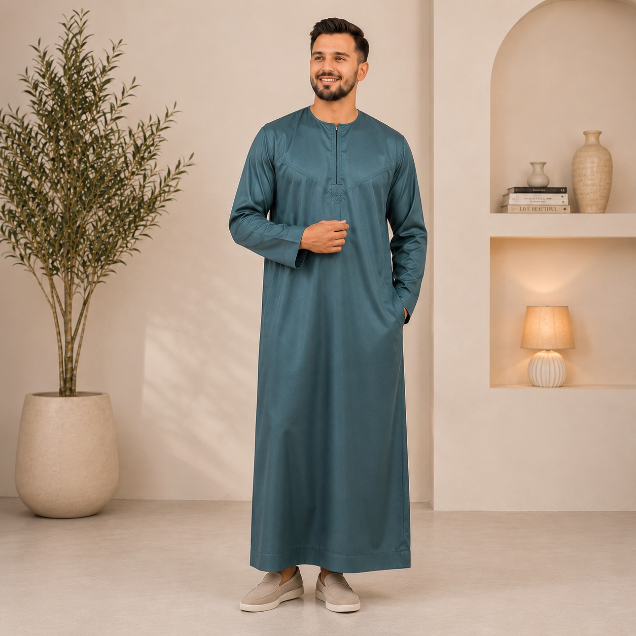 Men’s Teal Green Jubba