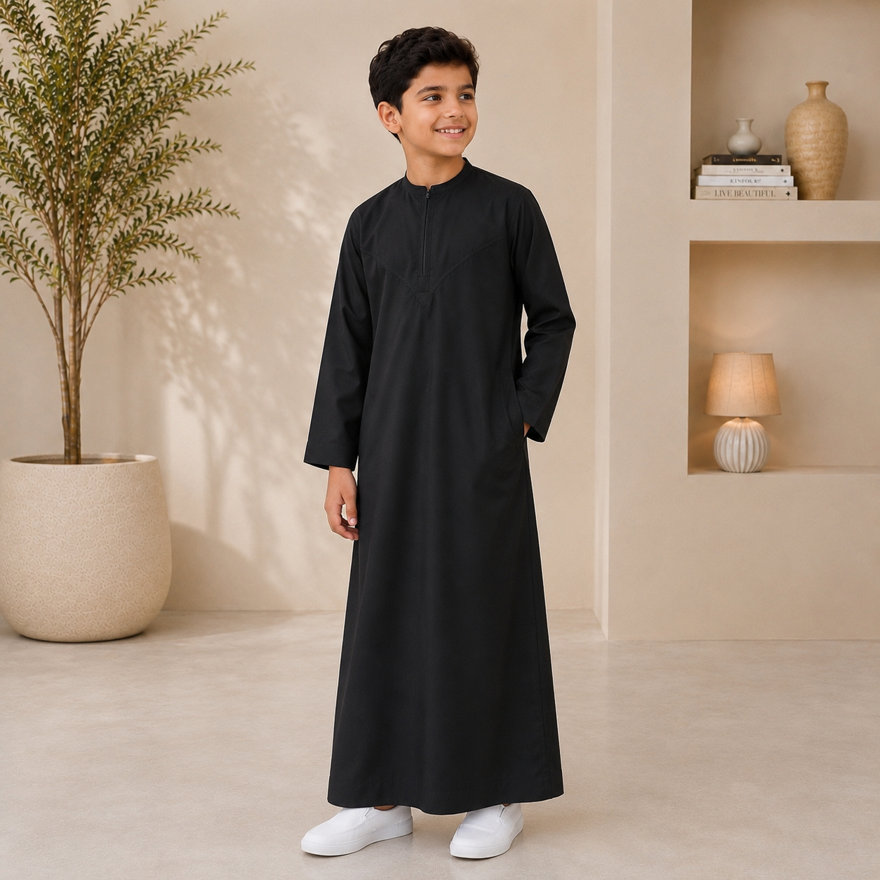 Boy's Black Jubba