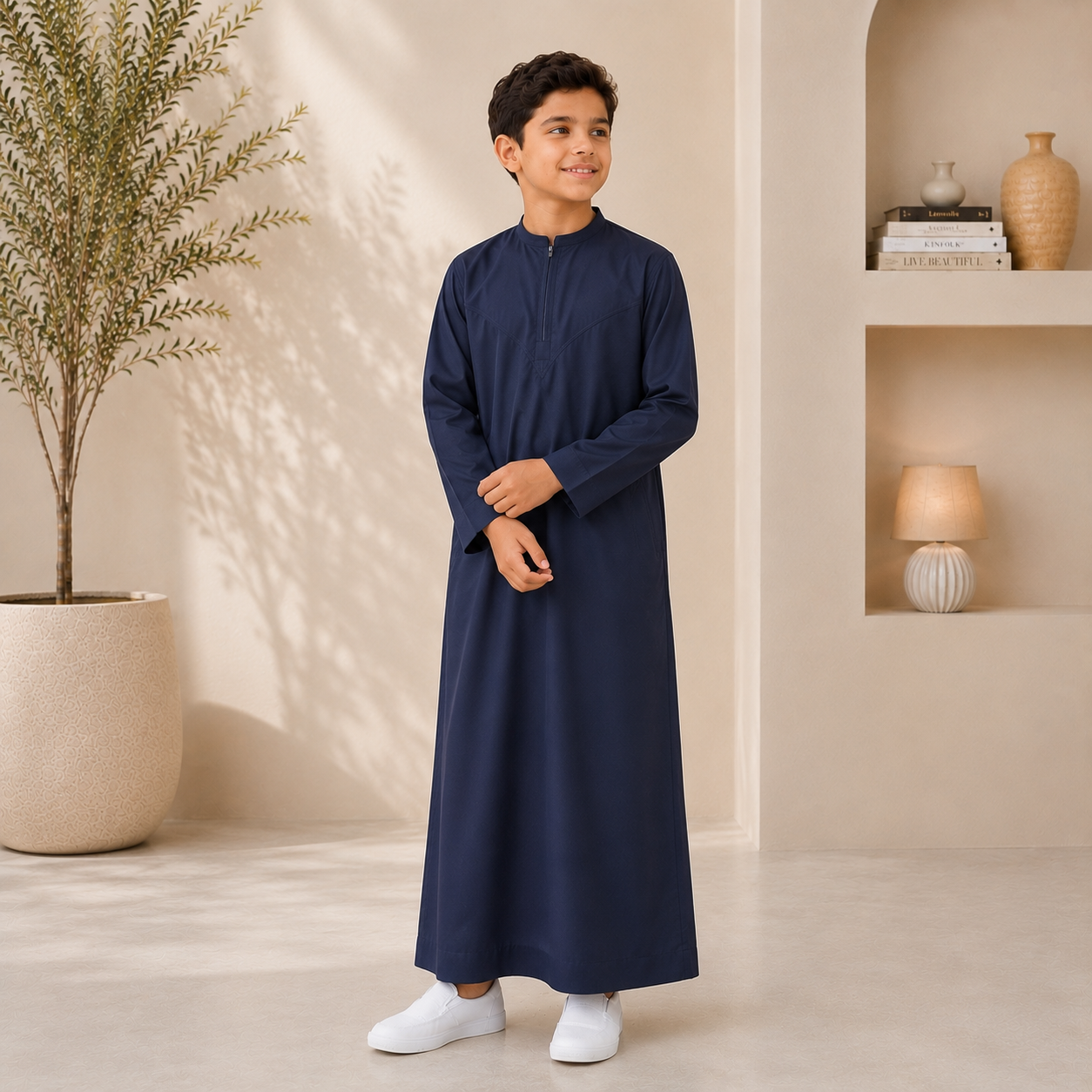 Boys Navy Blue Jubba